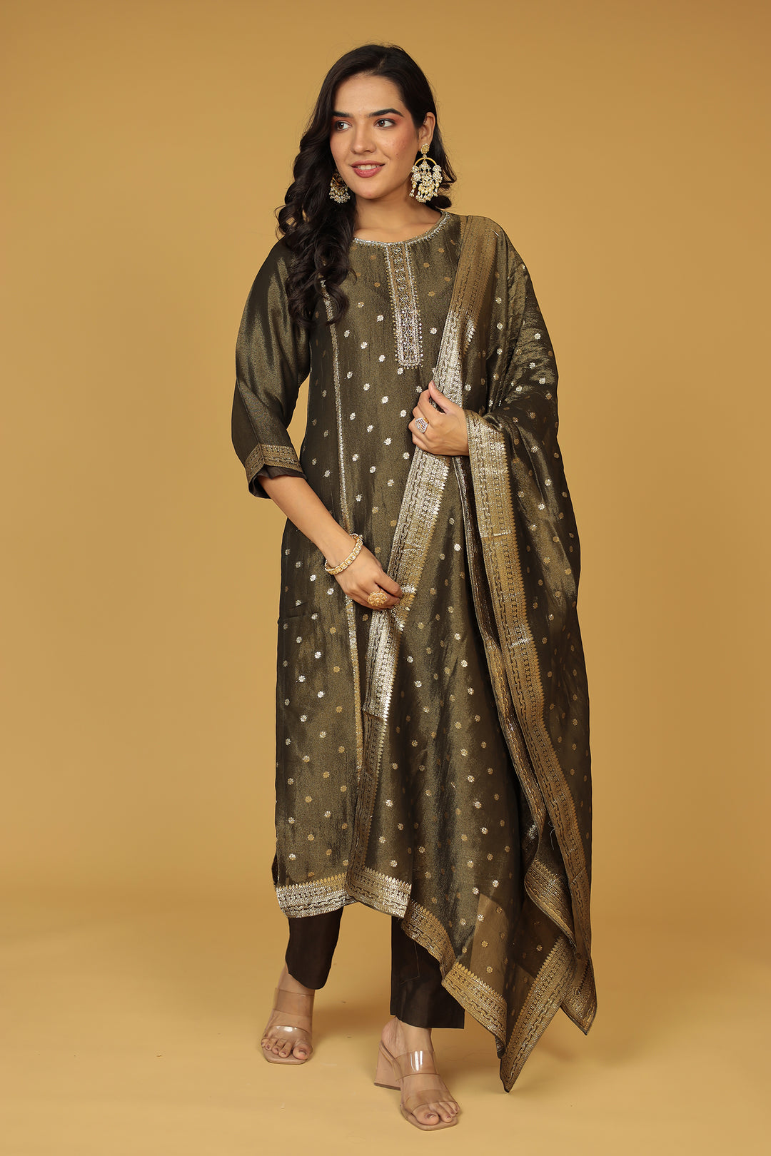 Pearl Work Kurta