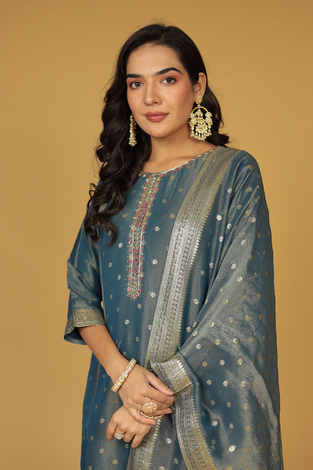 Mirror Work Kurta