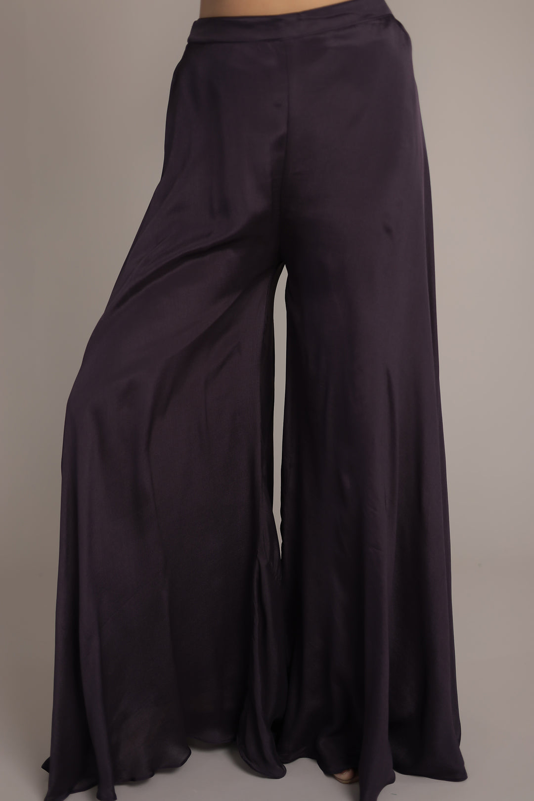 Chinon Peplum Silk Suit with Aari, Sequins and Thread work