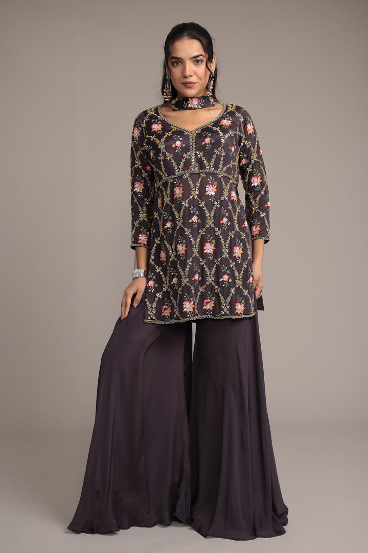 Chinon Silk Suit For Women 