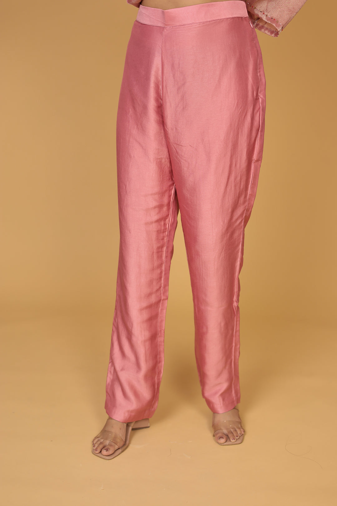 Shimmer Tissue Suit with Dori and Zardozi work