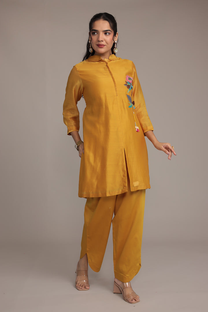Gold Silk Suit Online
