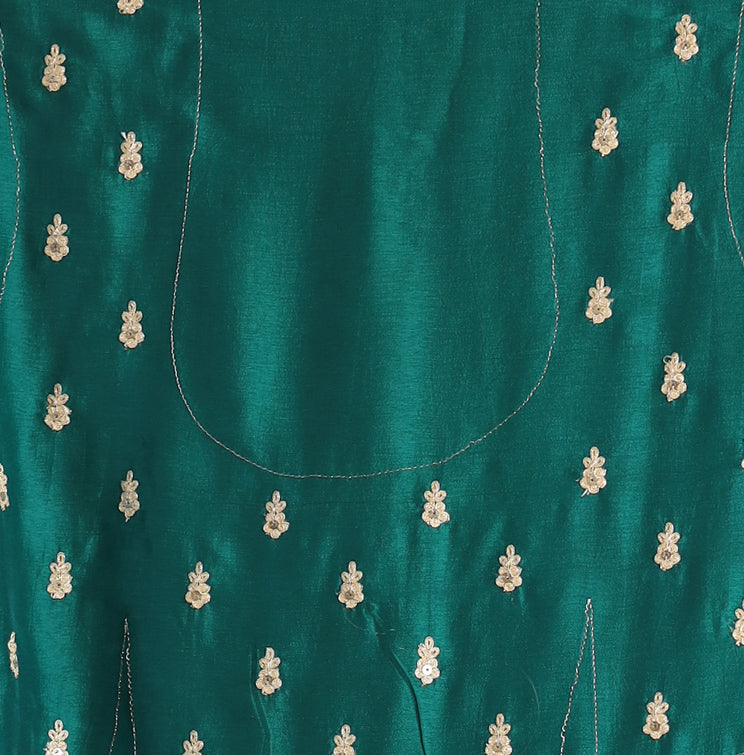 Chinon Silk Saree Enhanced with Dori and Sequins work