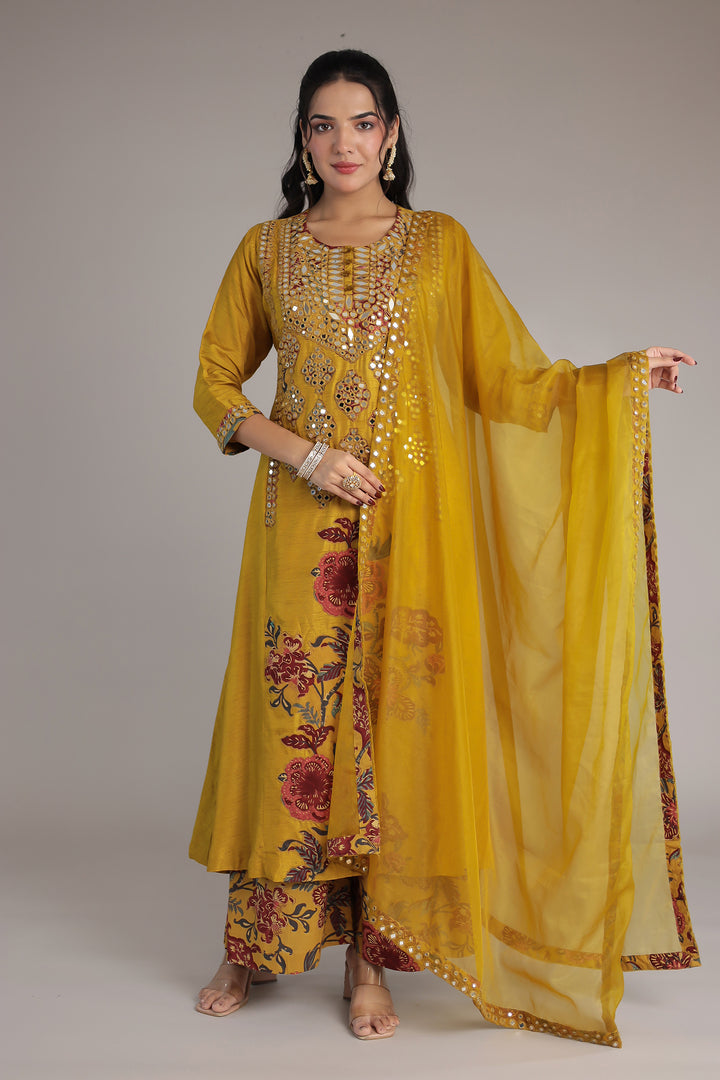  Chanderi Silk Suit For Women 