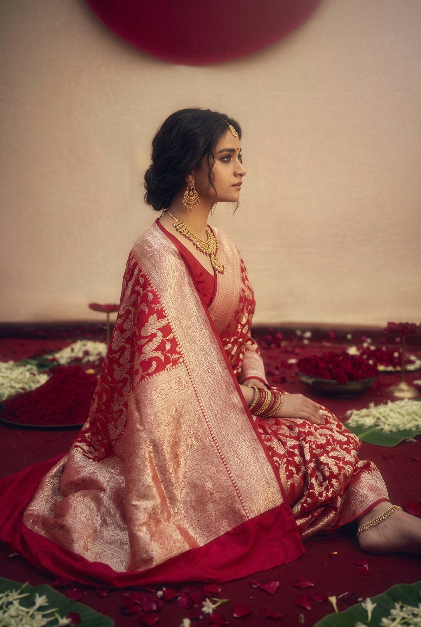Pure handloom Banarasi Saree