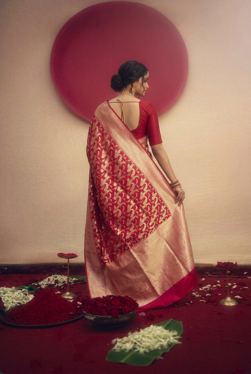Pure handloom Banarasi Saree