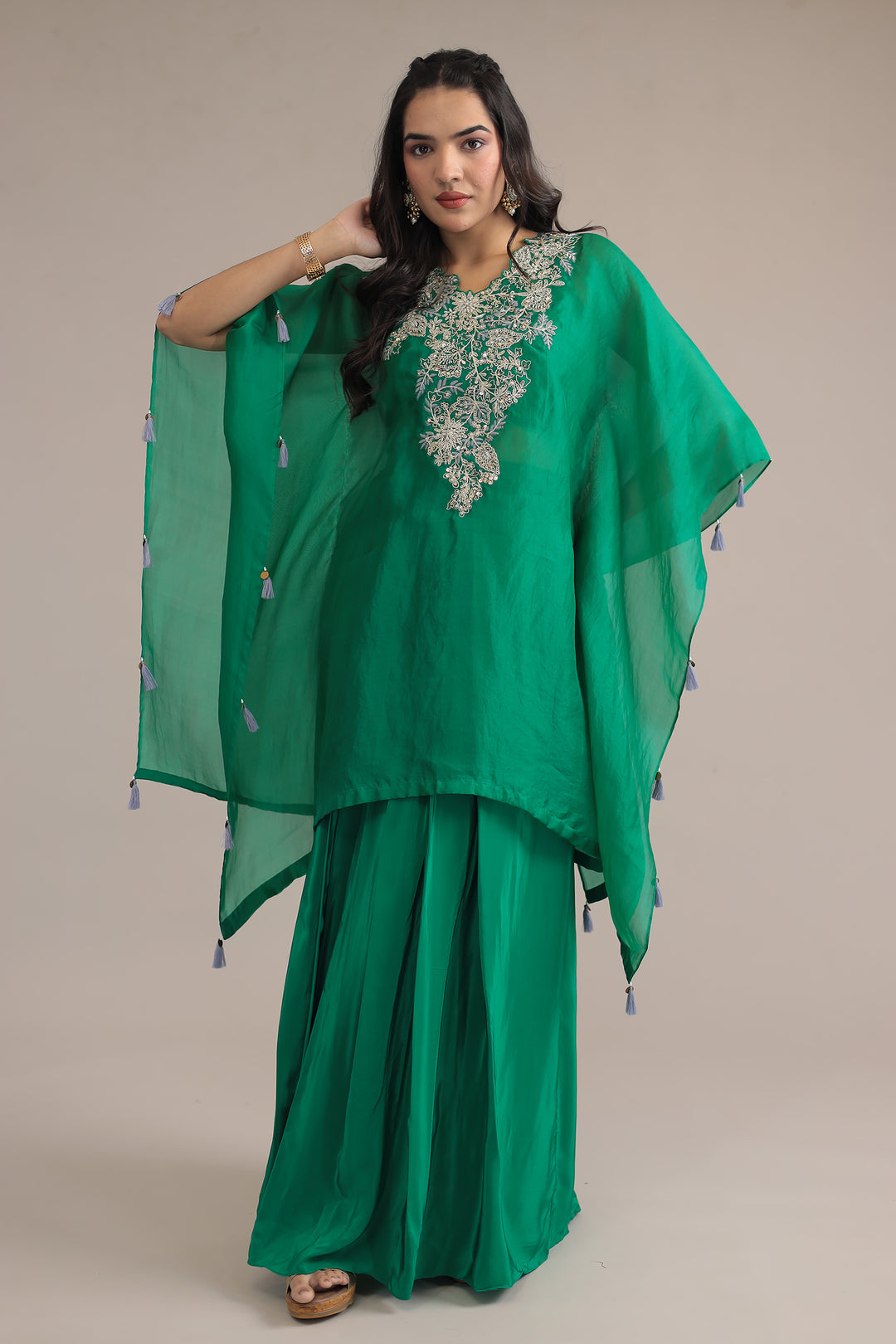 Dark Green Kaftan Online 