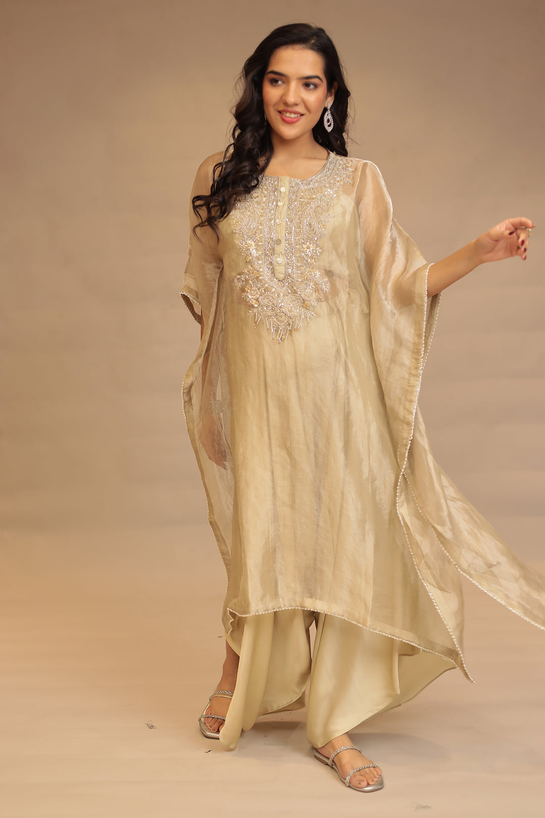 embroidered indo western outfit in India