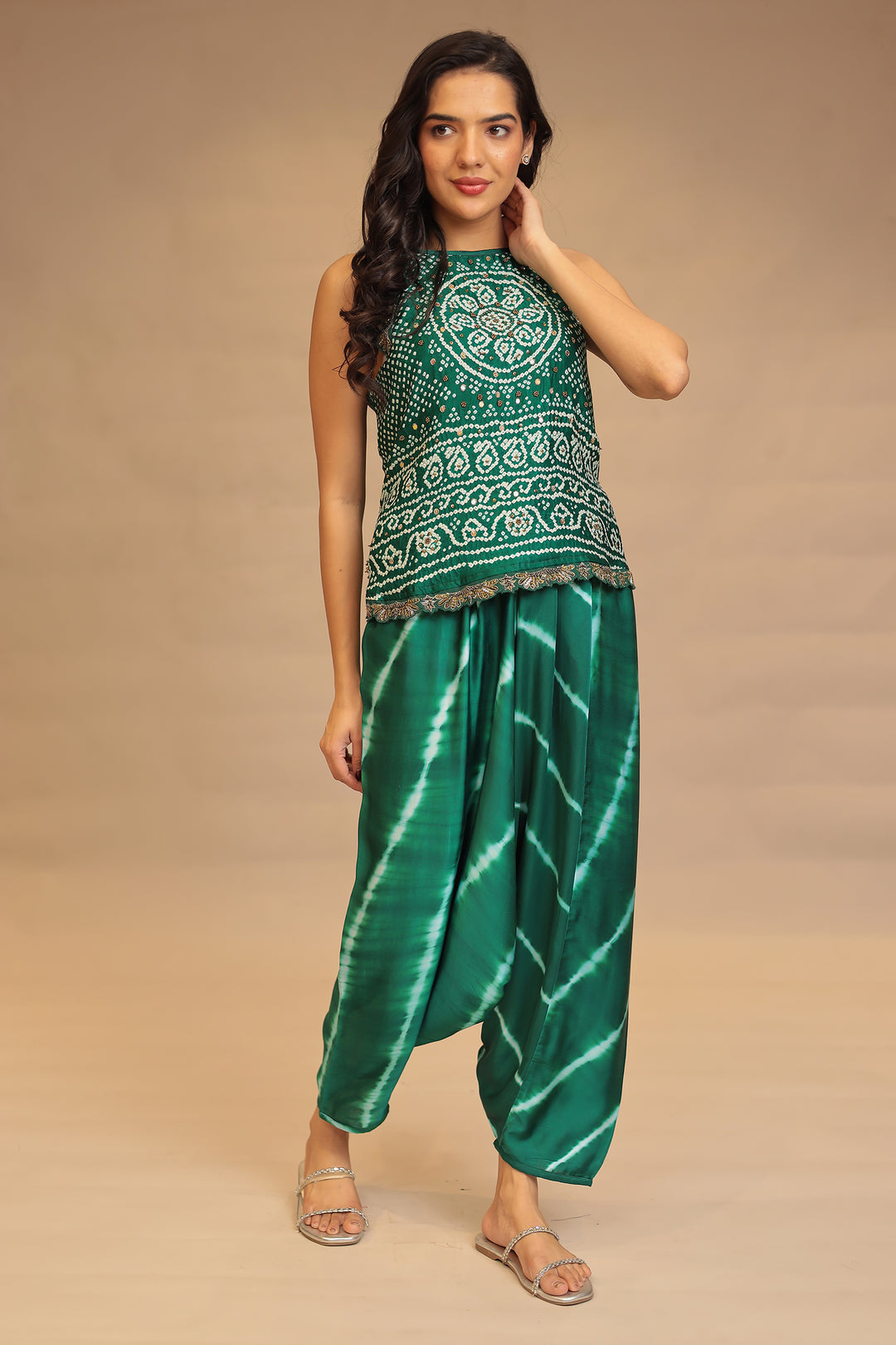 Satin Silk Indo Western 