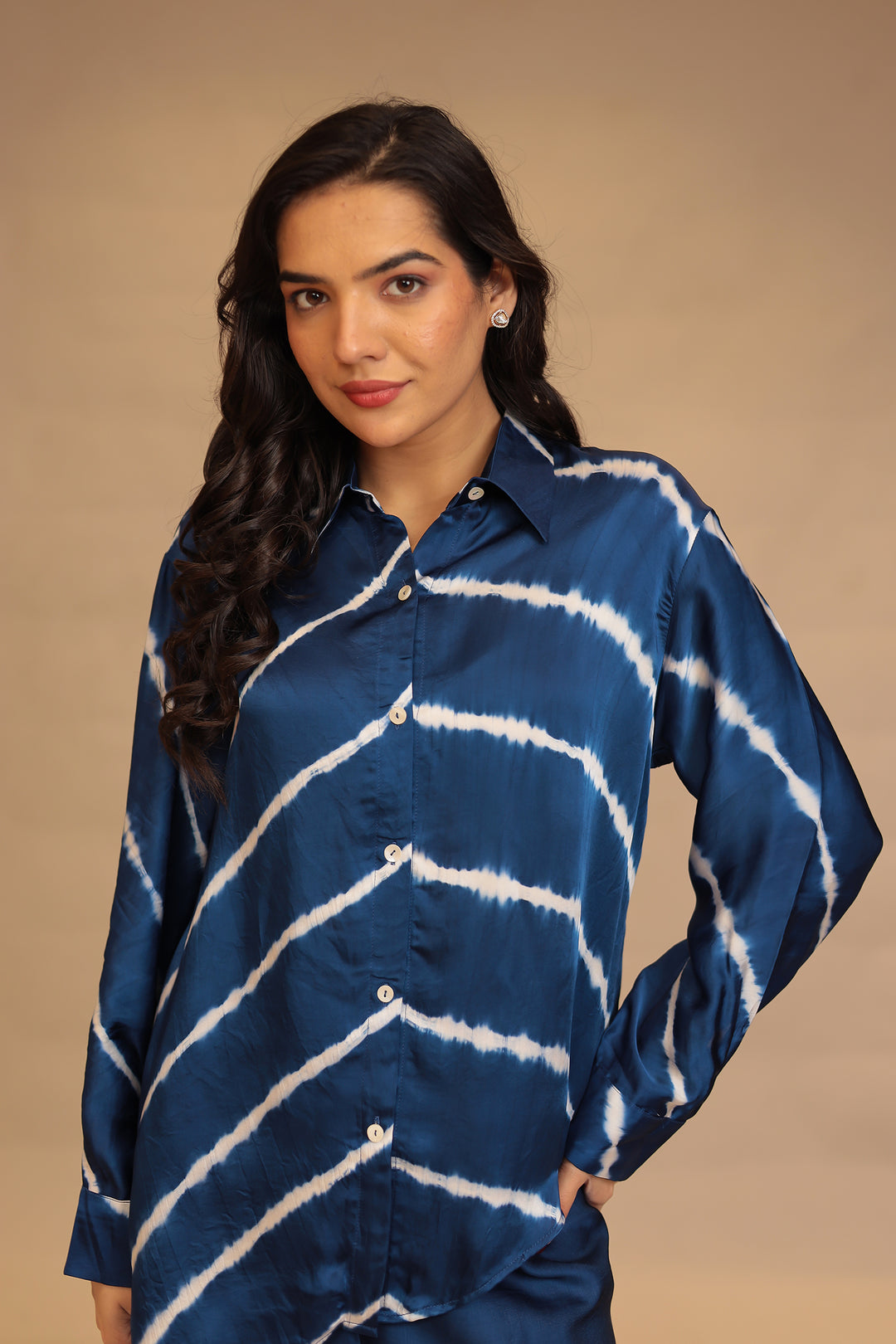 Leheriya Satin silk Indowestern