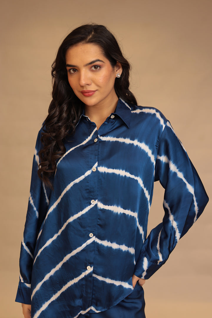 Leheriya Satin silk Indowestern