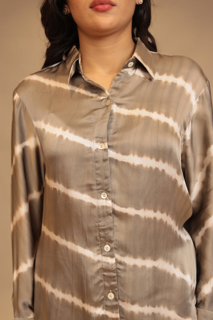 Leheriya Satin silk Indowestern