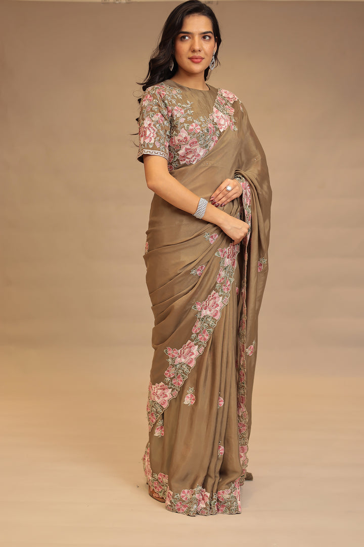 Brown Sarees 