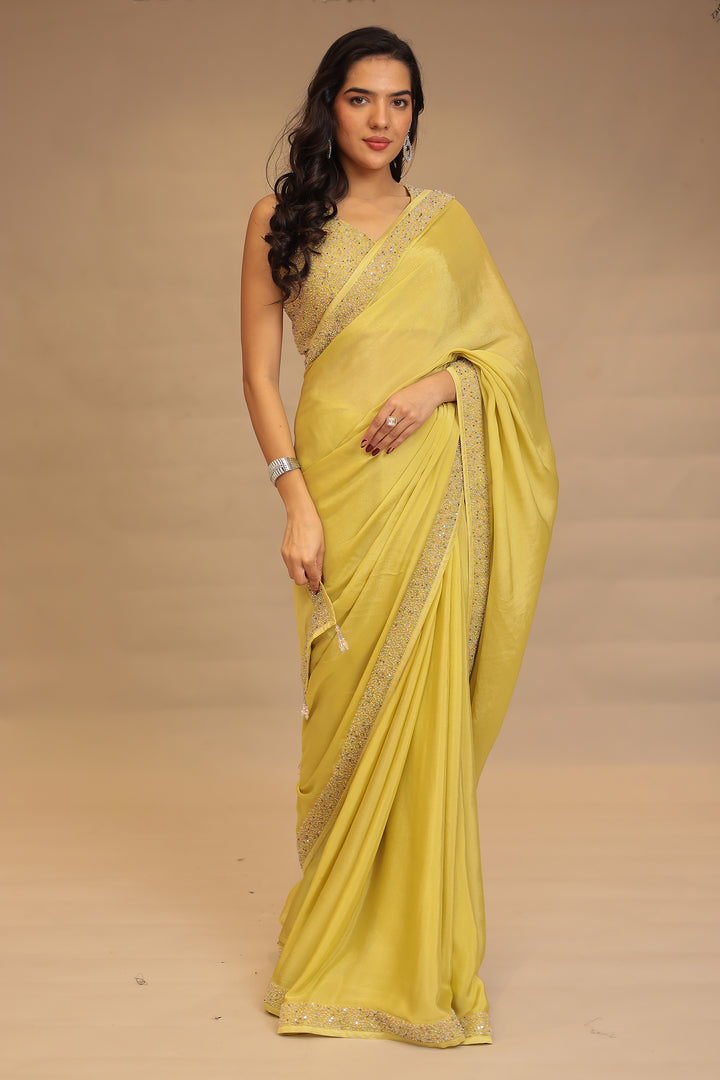 Light Green Saree 