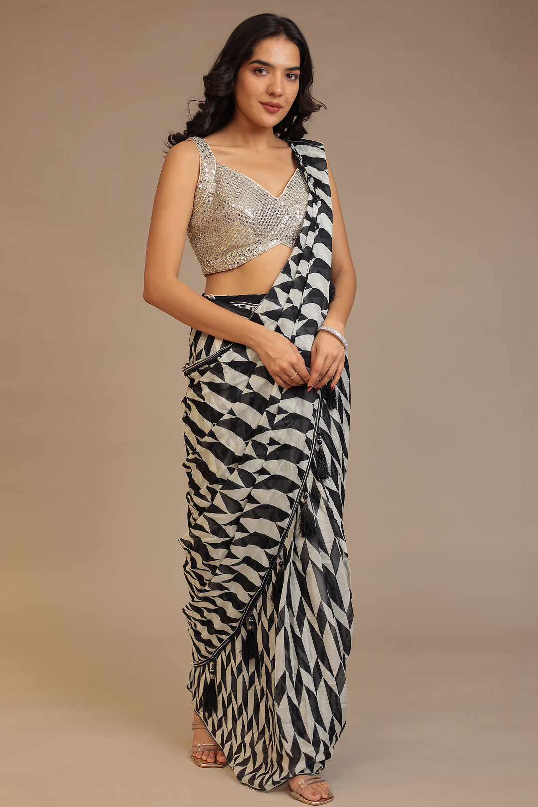 Printed Georgette Saree Online