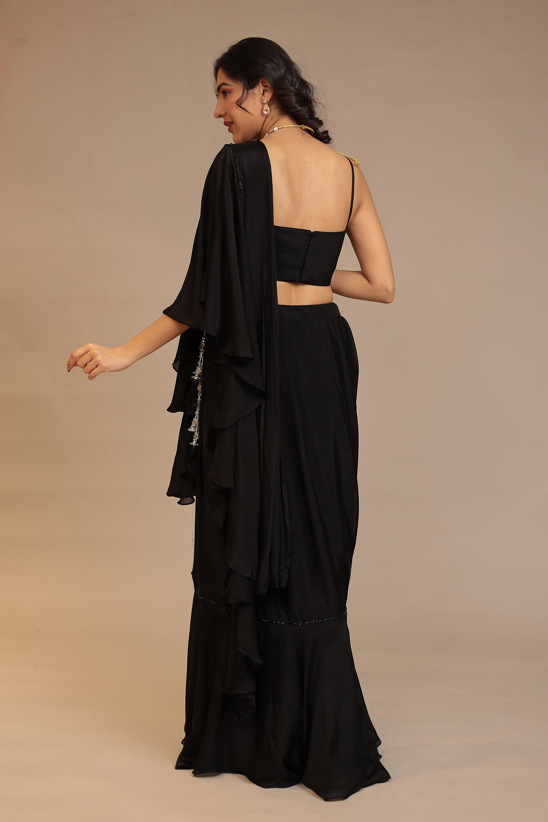 Silk Saree with Cutdana, Sequins work