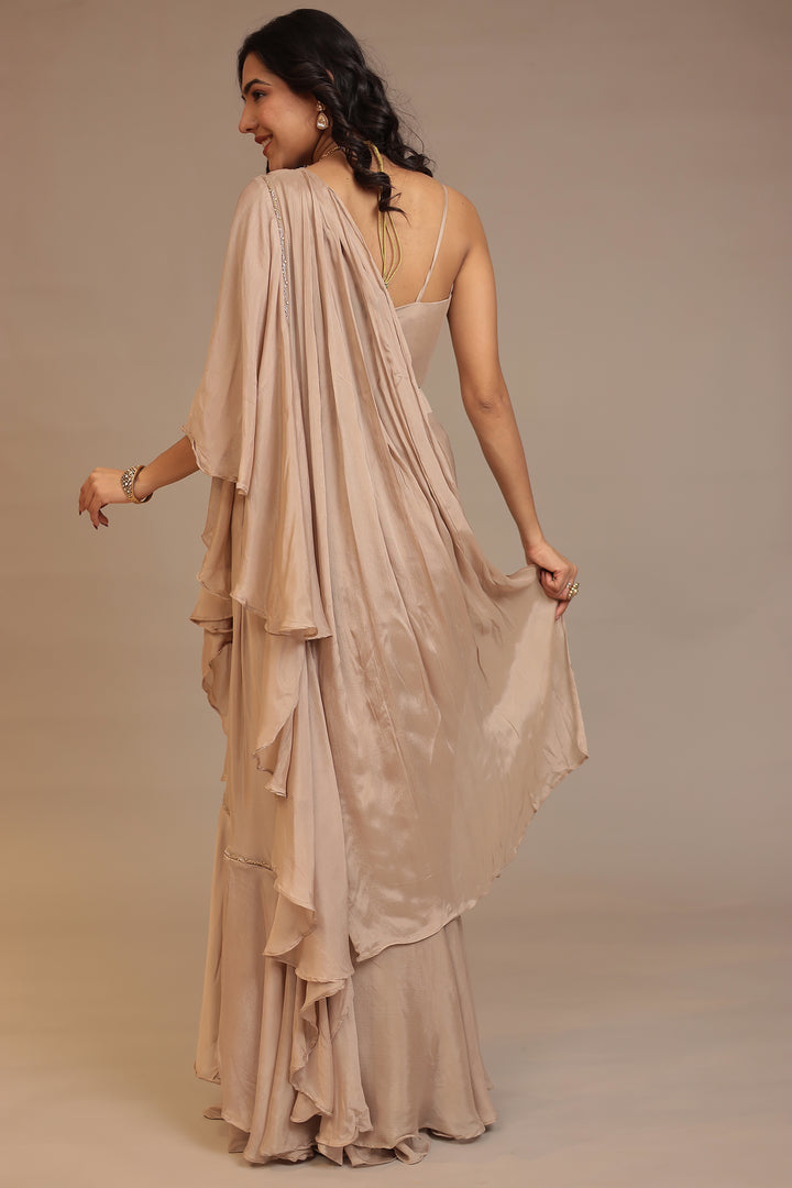 Silk Saree with Cutdana, Sequins work