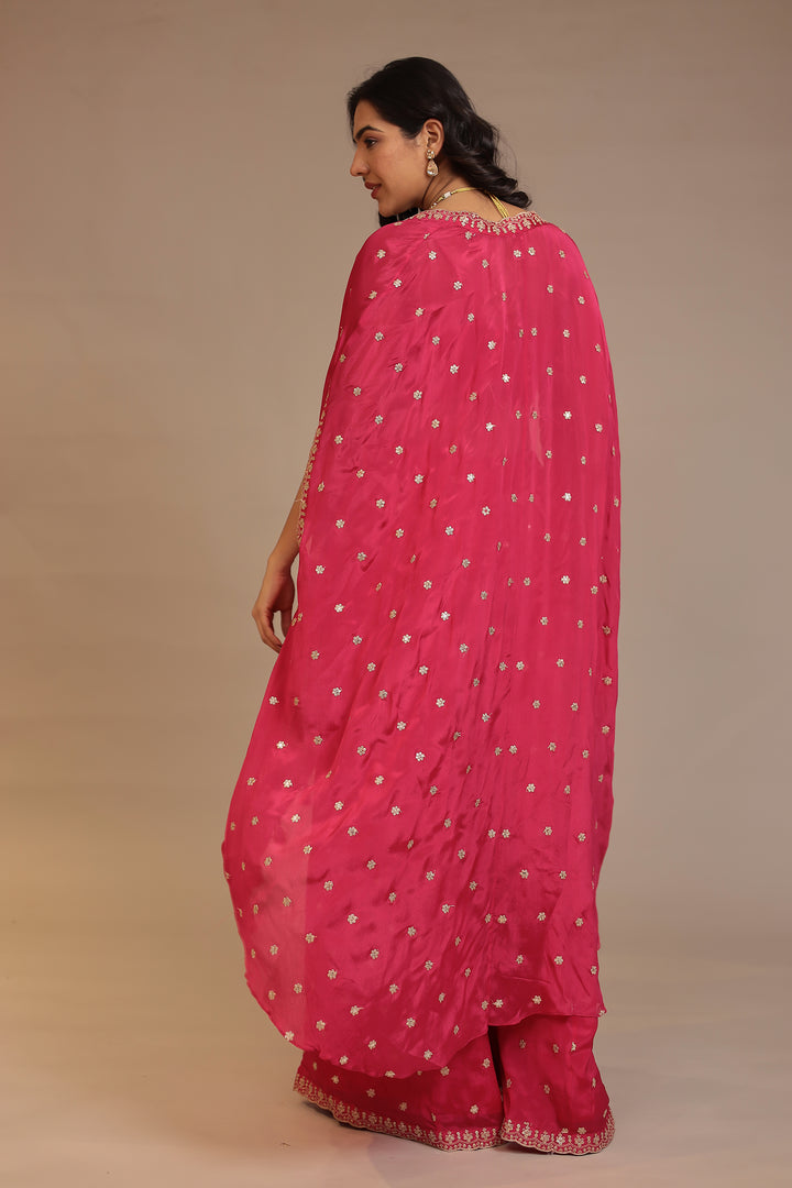 Chinon Indowestern with Aari, Sequins work.