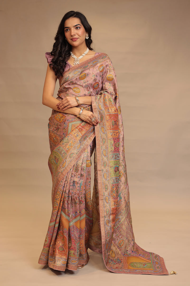 Brown Silk Saree