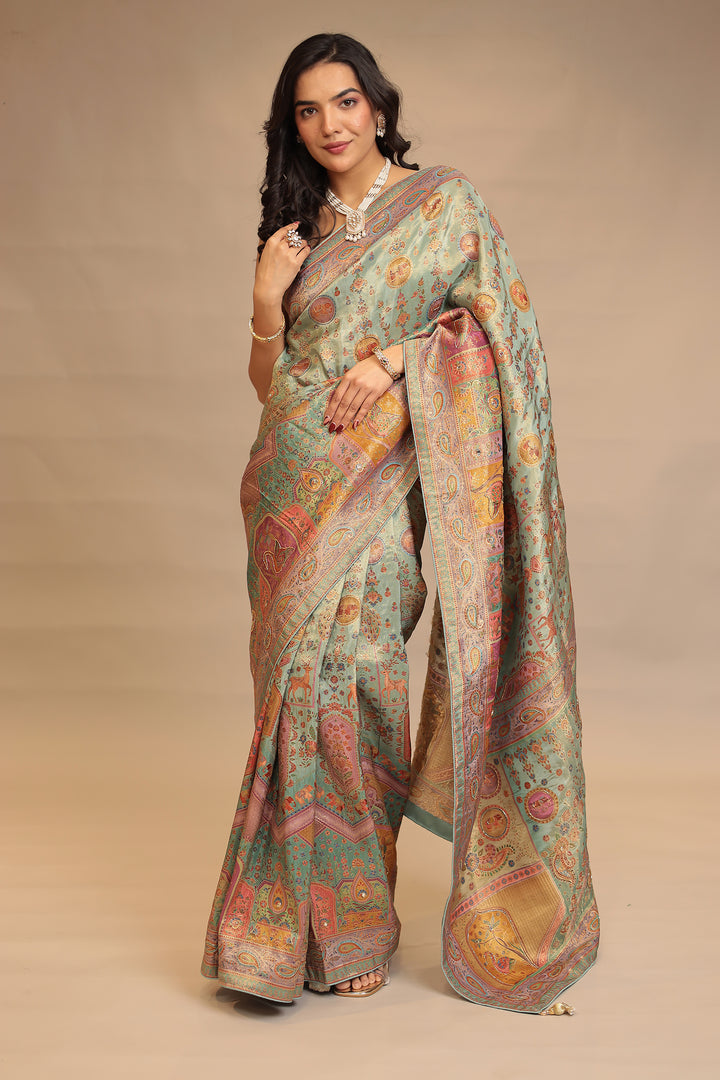 Yellow Handloom Saree