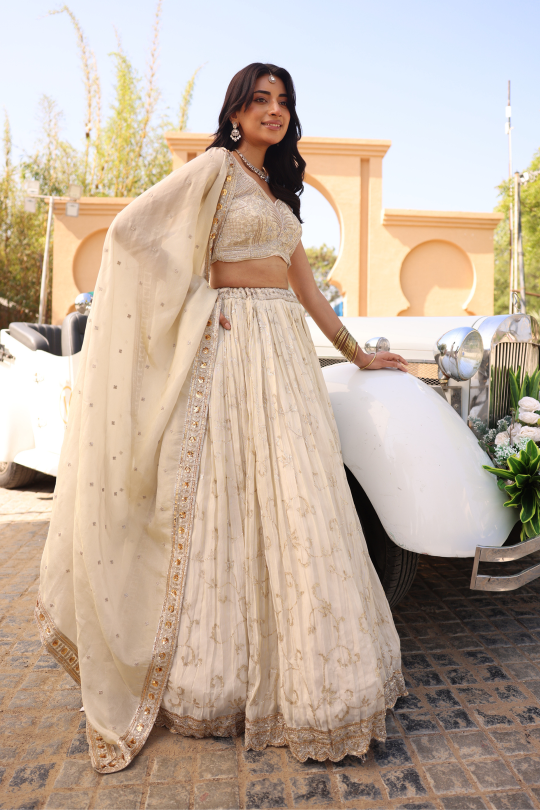 Tissue Lehenga for Women 