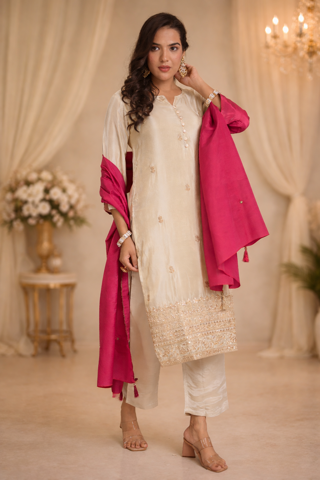 Sequins Work Kurta
