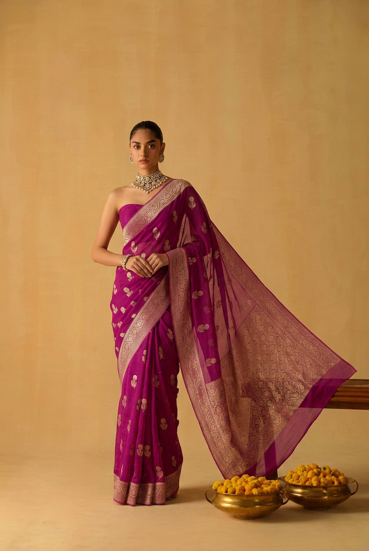 Pure handloom Banarasi Saree