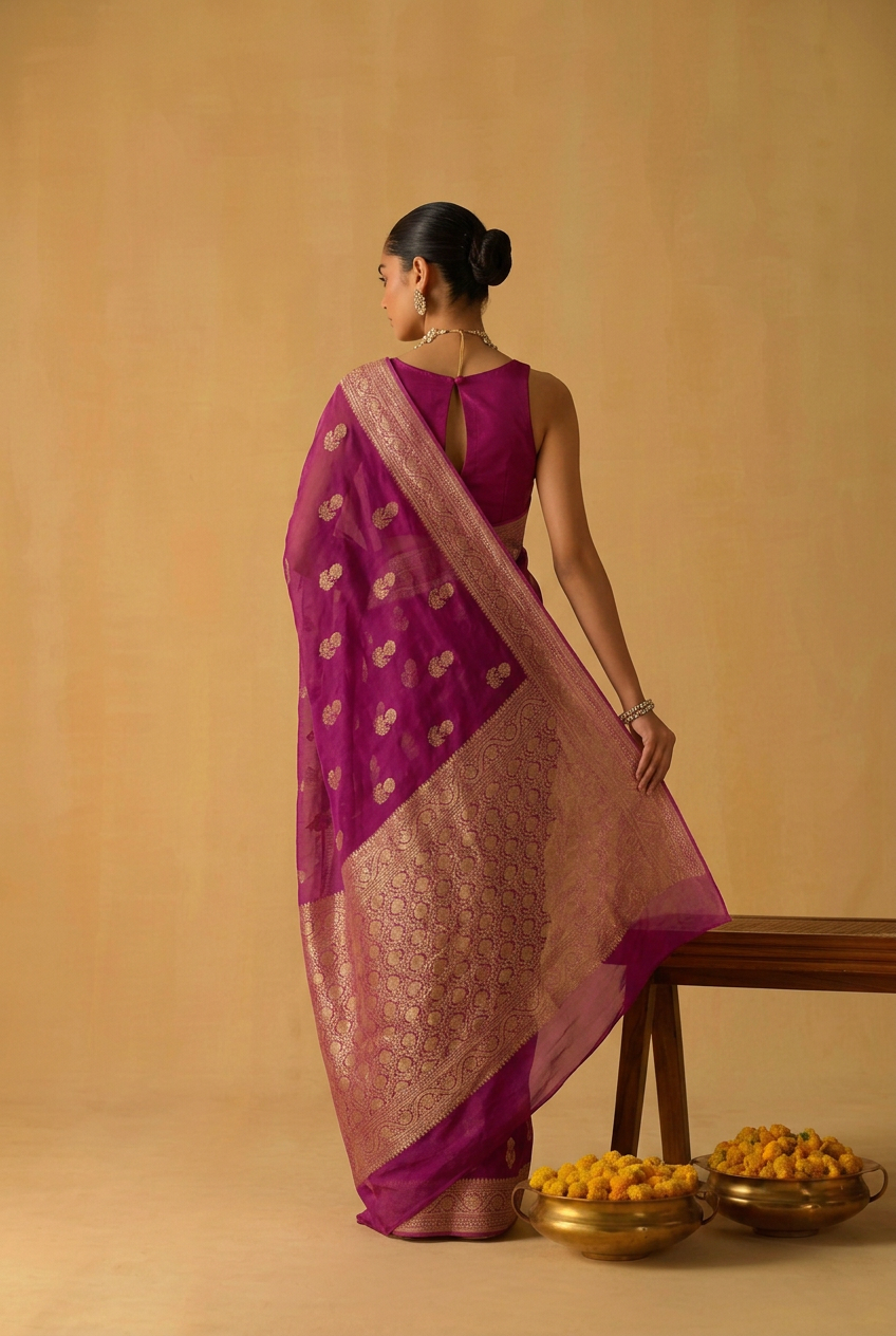 Pure handloom Banarasi Saree