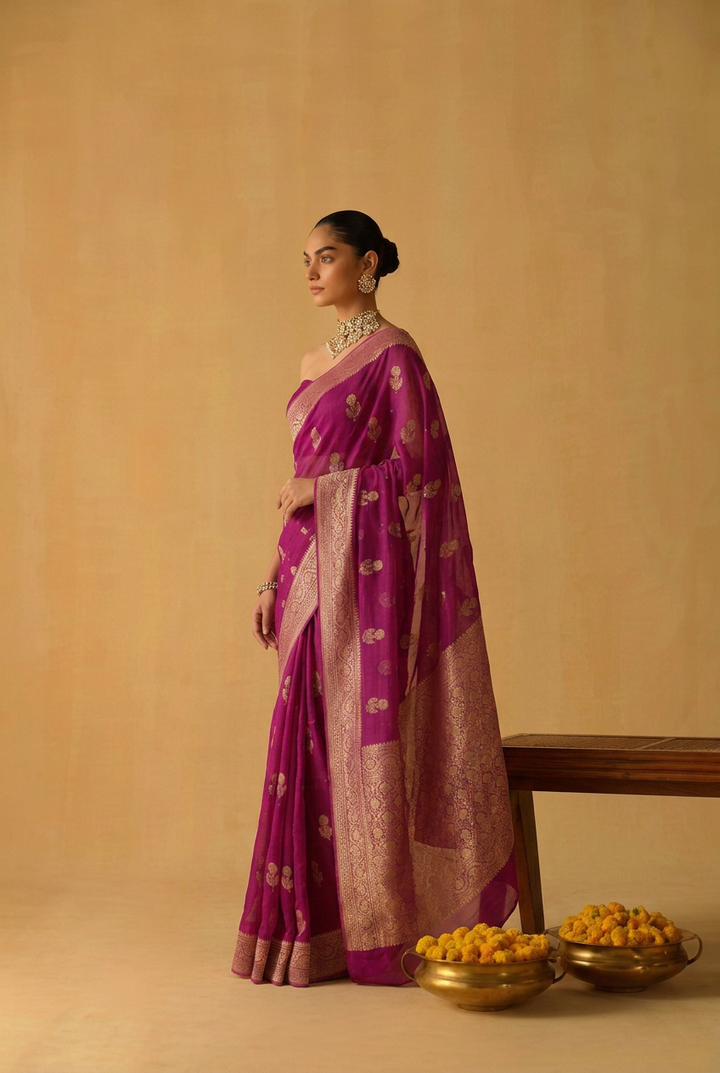 Pure handloom Banarasi Saree