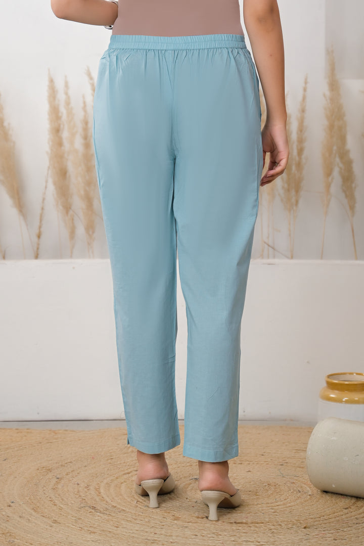 Digital Print Cotton Kurta with Mirror, Thread work.