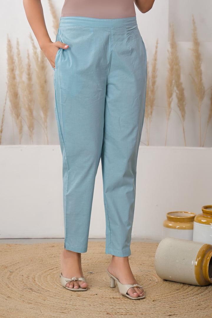 Digital Print Cotton Kurta with Mirror, Thread work.