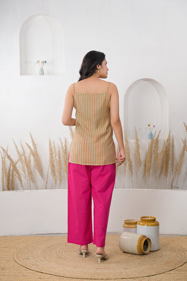 Digital Print Cotton Kurta