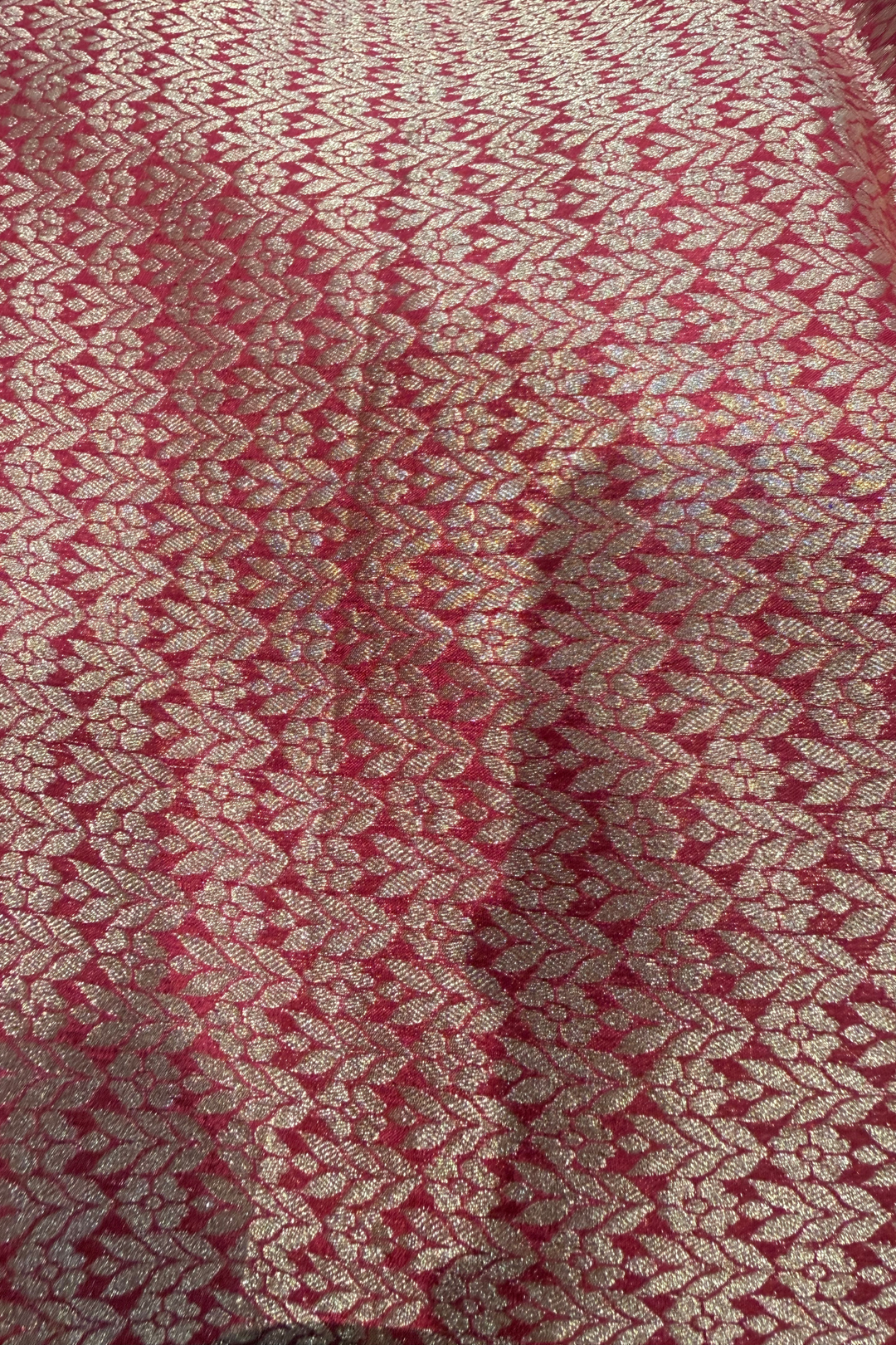 Banarasi Chinon Saree with Swarovski, Zari work.