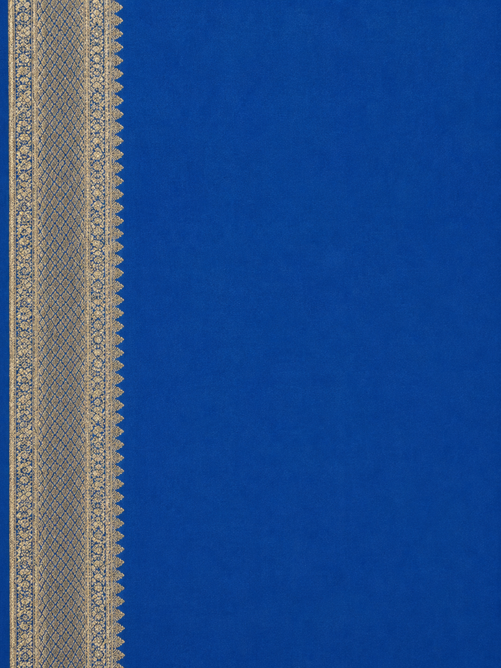 Banarasi Chinon Saree with Swarovski, Zari work.
