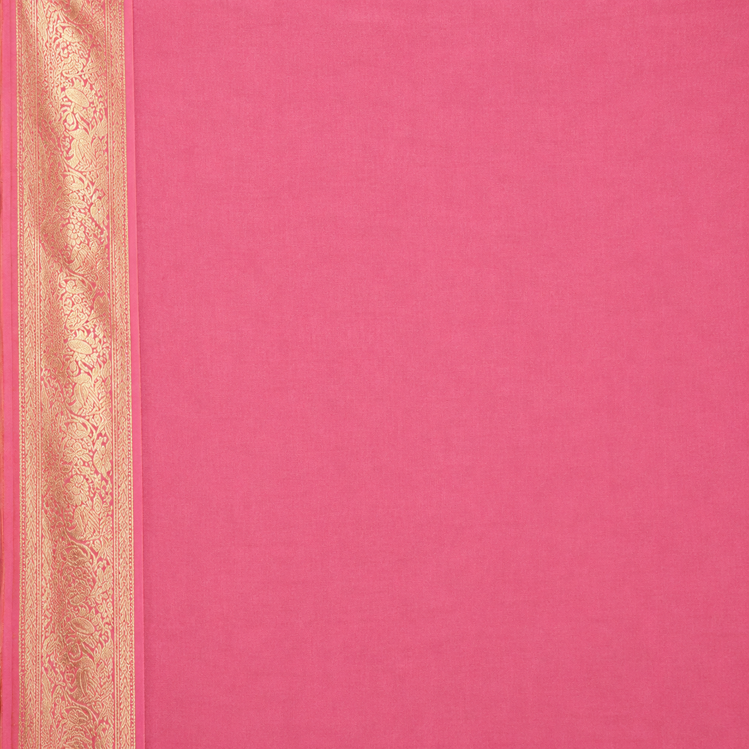 Banarasi Chinon Saree with Swarovski, Zari work.