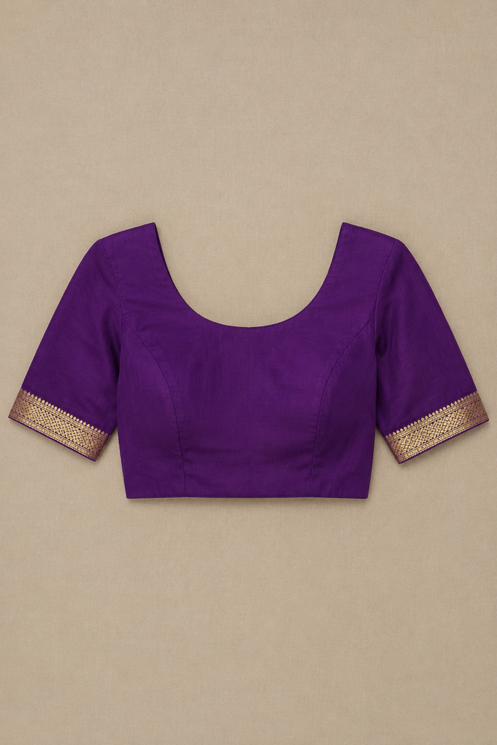 Banarasi Chinon Saree with Swarovski, Zari work.