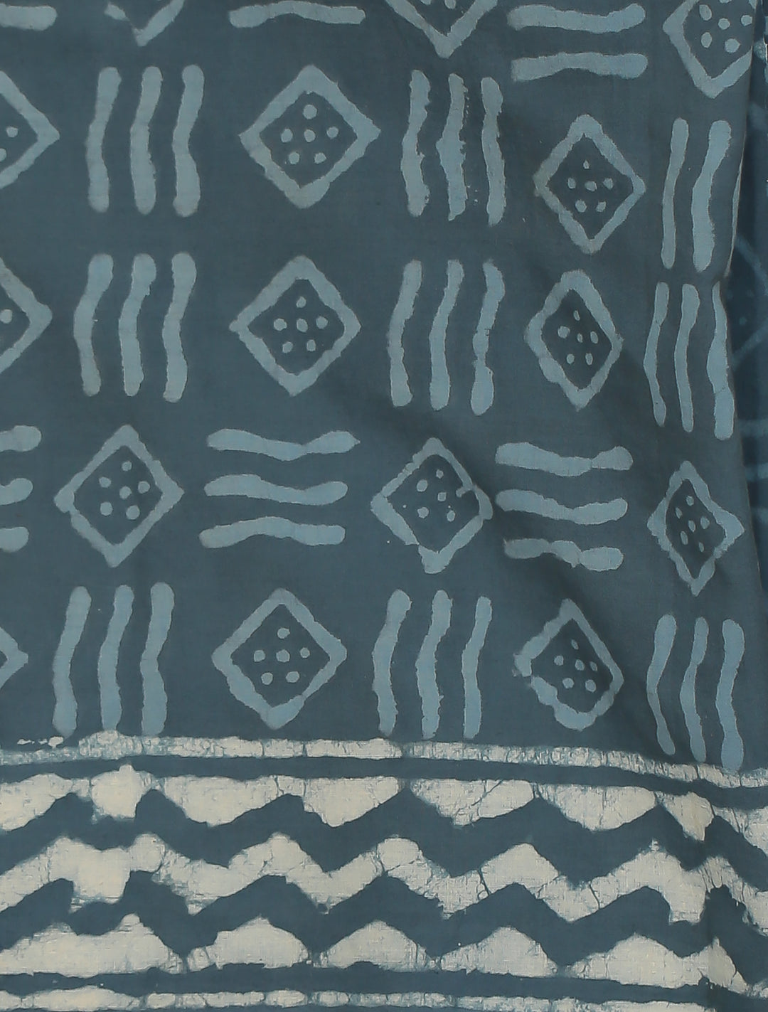 Printed Cotton Unstitched Suit