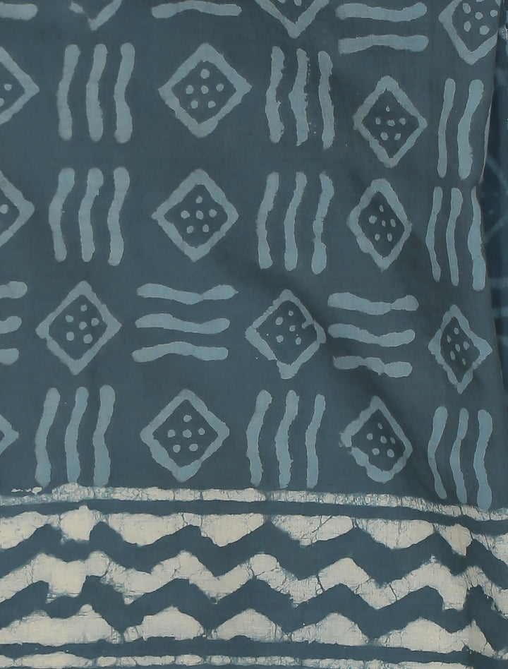 Printed Cotton Unstitched Suit