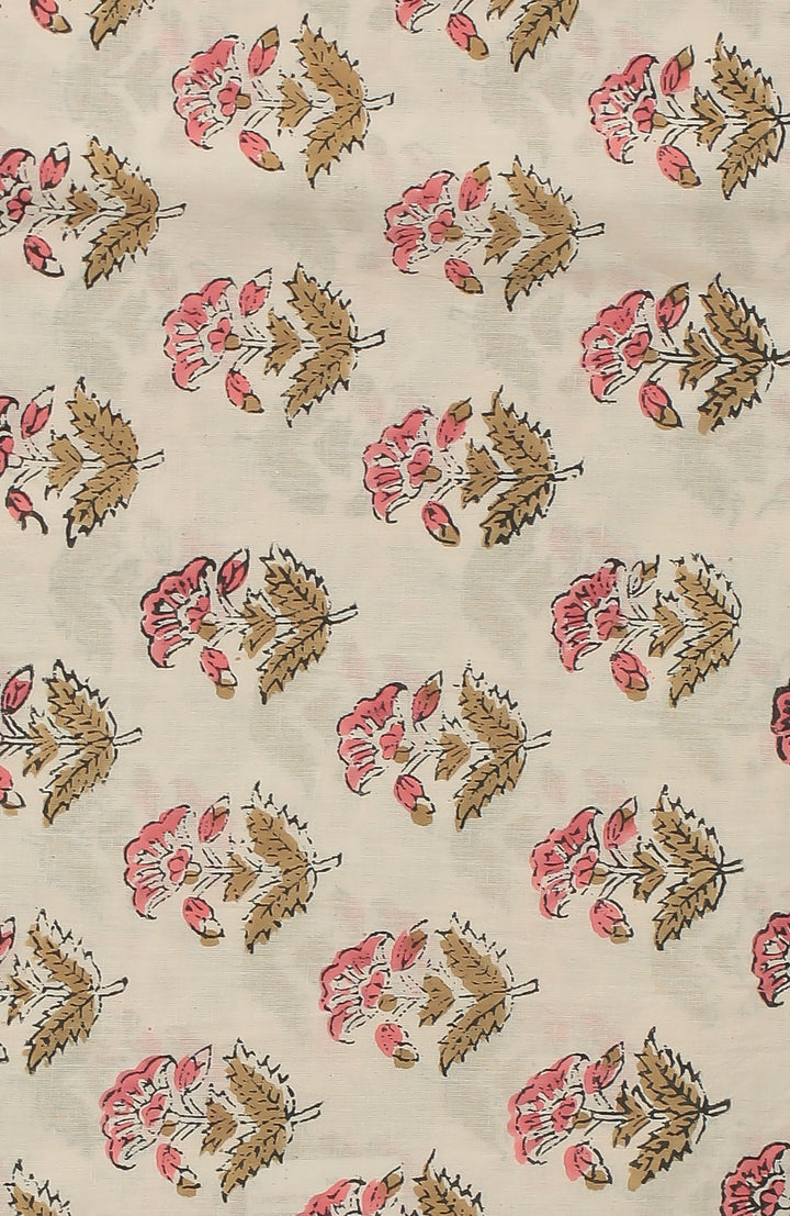Printed Cotton Unstitched Suit