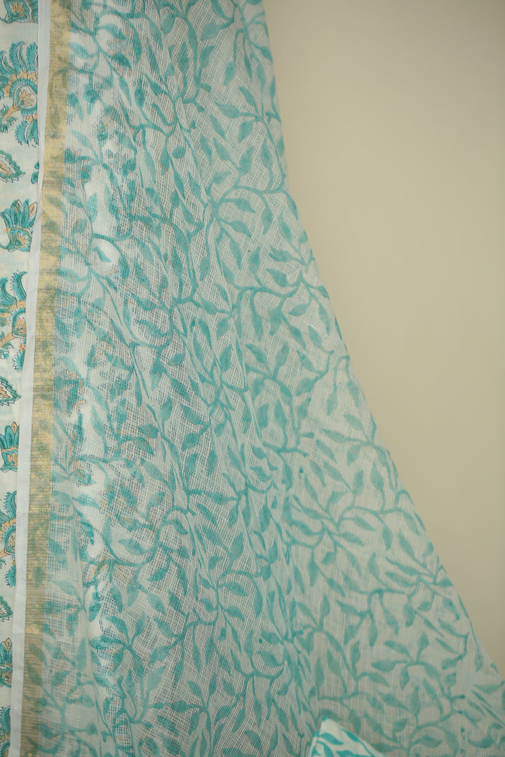 Printed Cotton Unstitched Suit