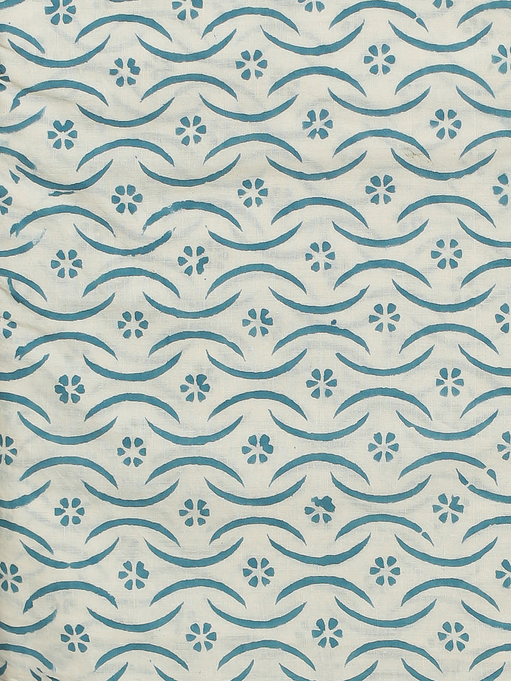 Printed Cotton Unstitched Suit