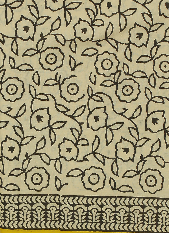 Printed Cotton Unstitched Suit