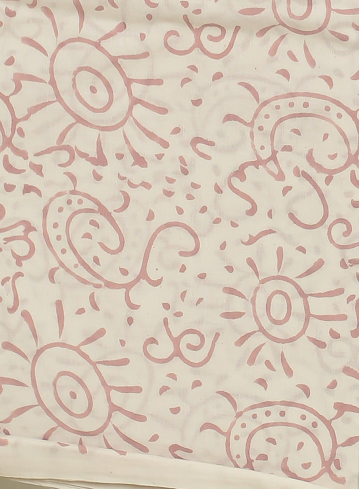 Printed Cotton Unstitched Suit