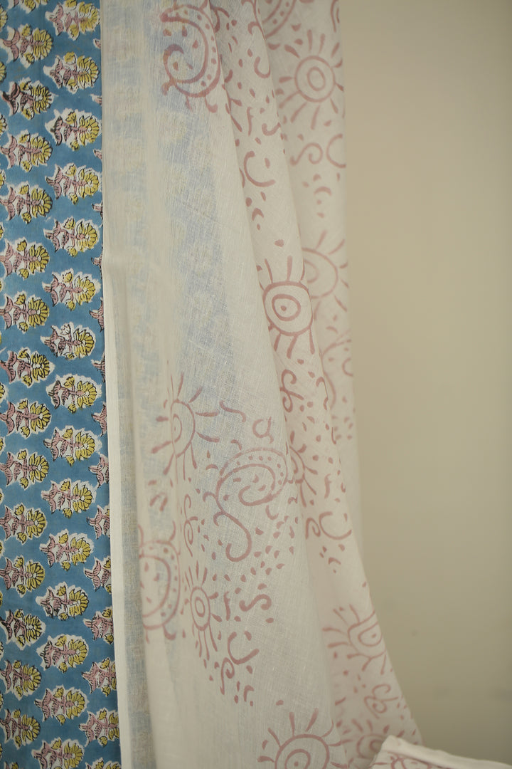 Printed Cotton Unstitched Suit