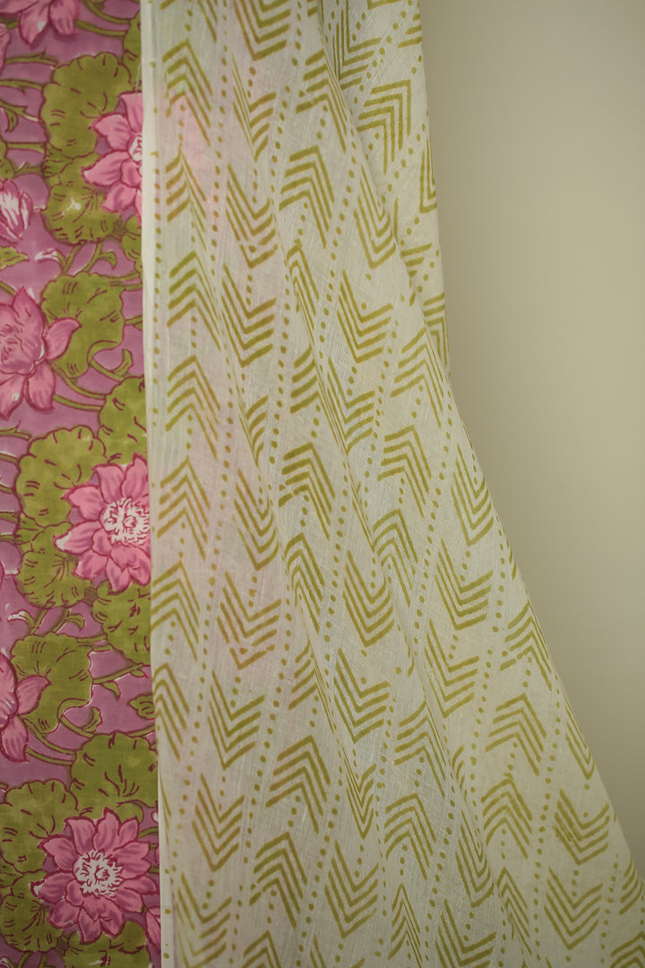 Printed Cotton Unstitched Suit