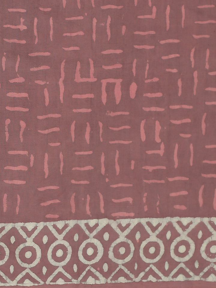 Printed Cotton Unstitched Suit