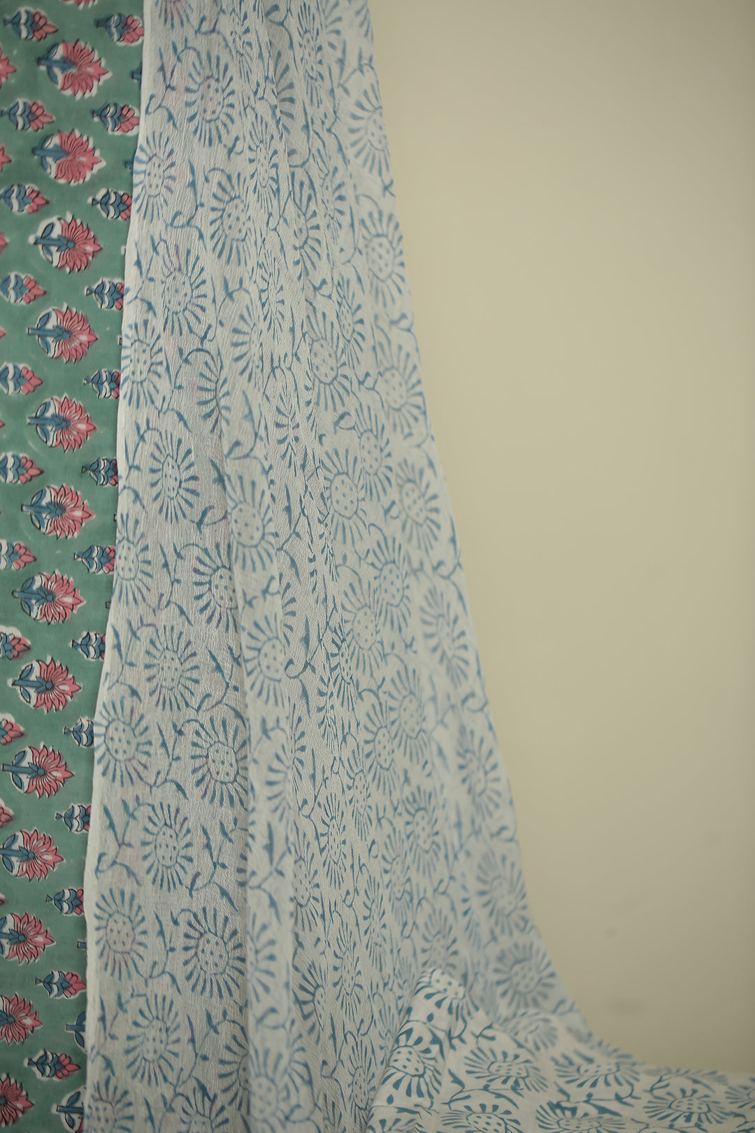 Printed Cotton Unstitched Suit