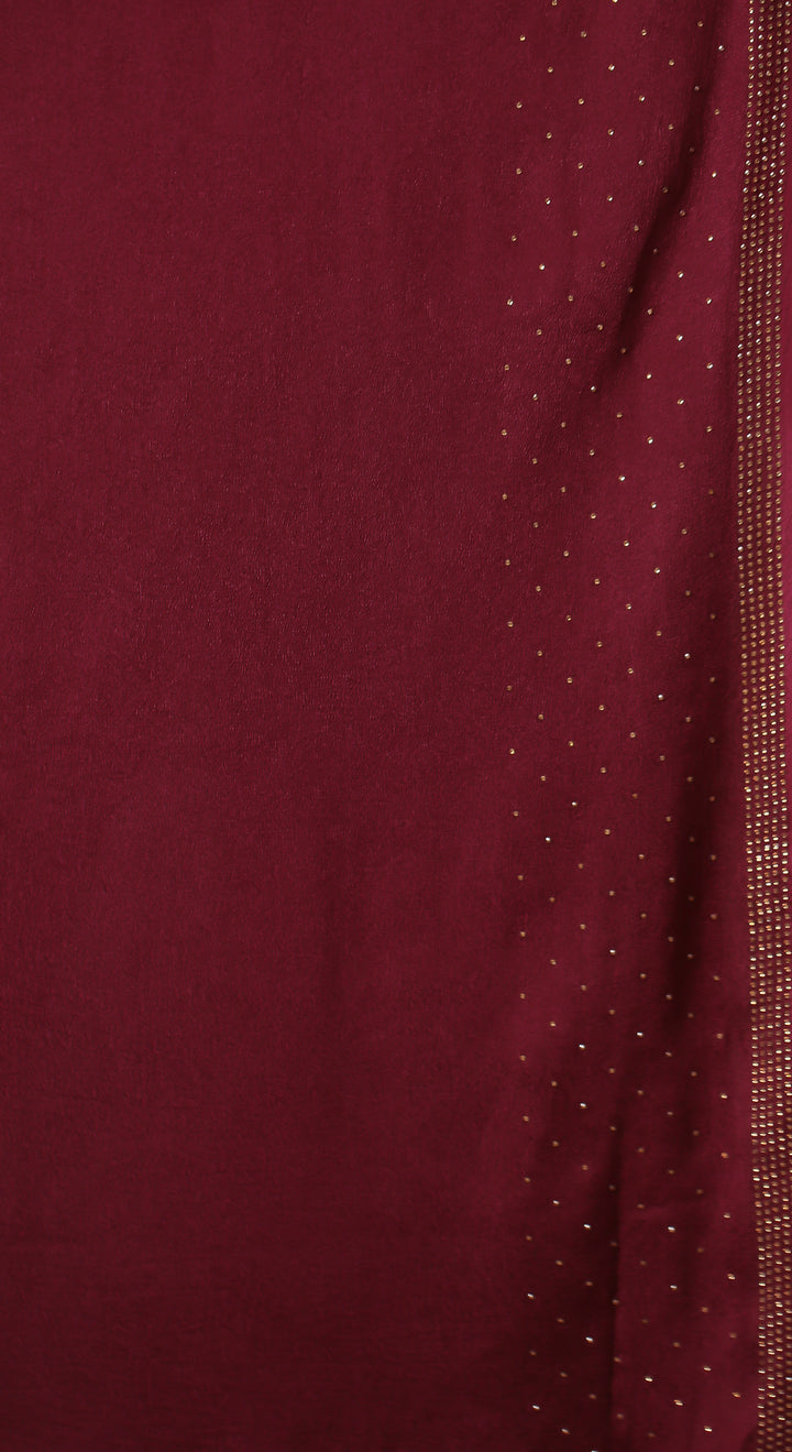 Chiffon Saree with Swarovski work.