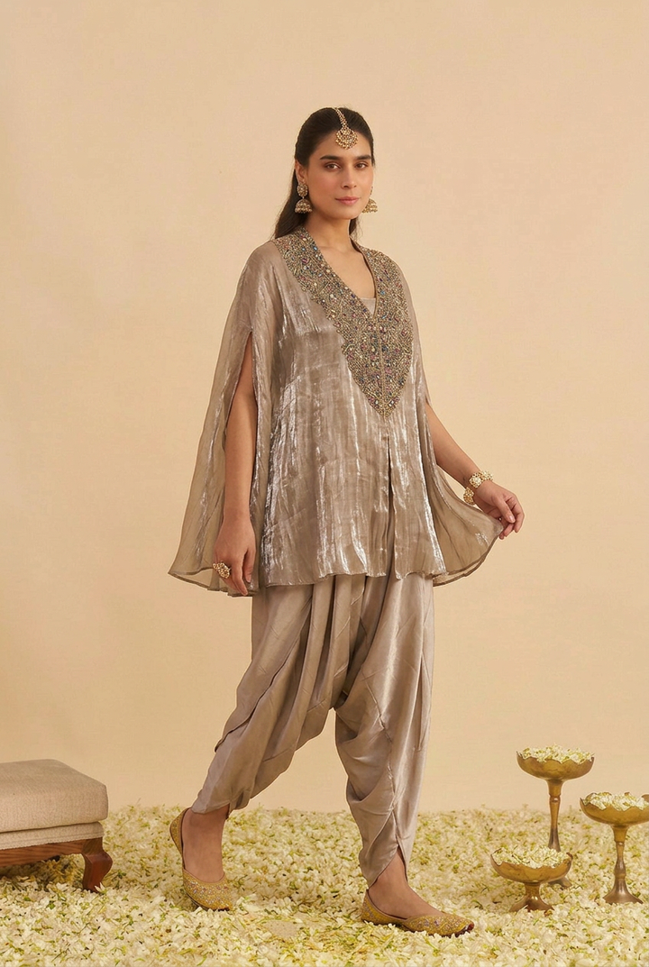 Embellished Silk Elegance
