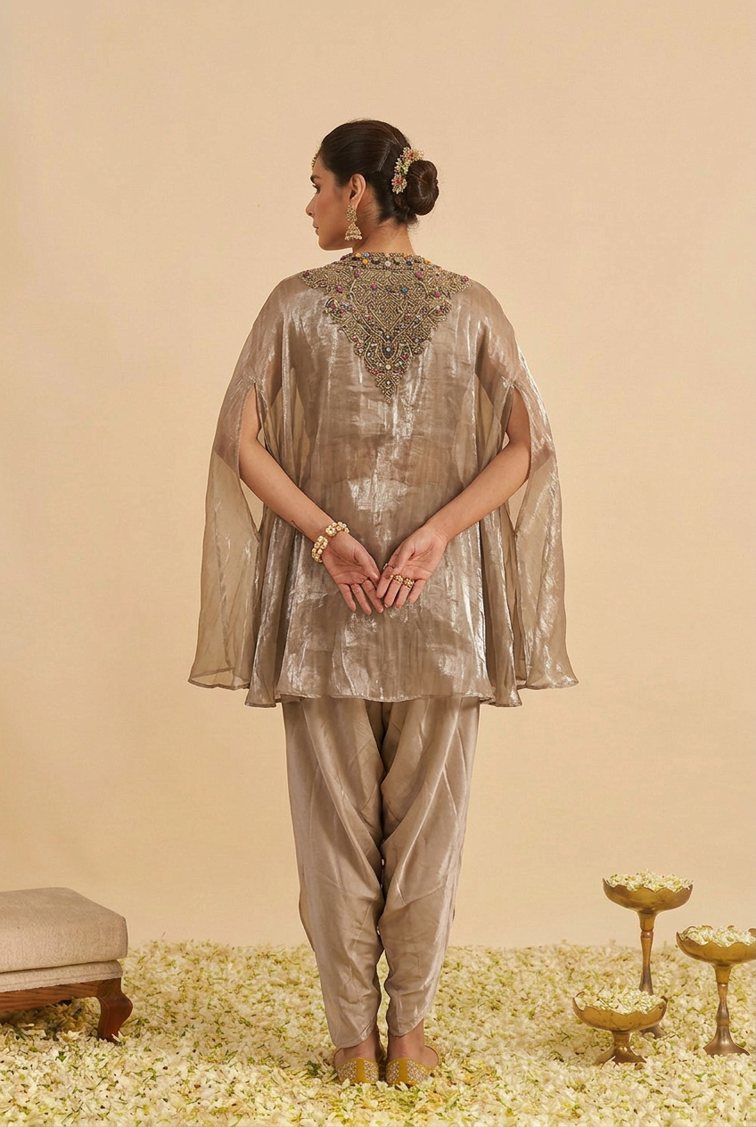 Embellished Silk Elegance